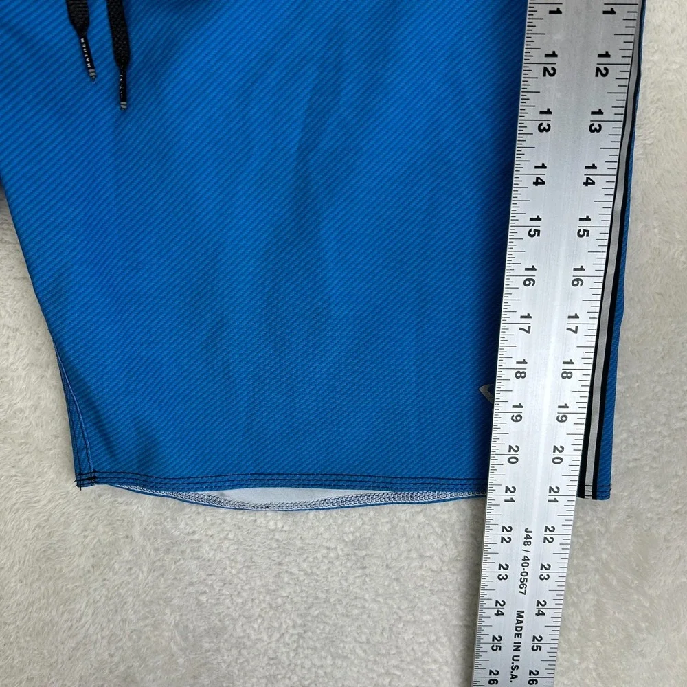 Lost Mayhem Carbon Series Boardshorts Mens 2XL Blue Colorblock Drawstring Beach